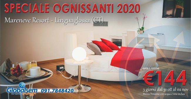 Ponte di Ognissanti HOTEL MARENEVE RESORT - Linguaglossa (CATANIA), Offerta 2020 - Sicilia